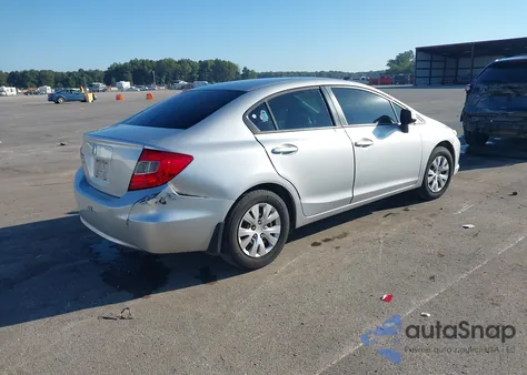 2012 Honda Civic Lx from USA, damaged, VIN 19XFB2F50CE084271